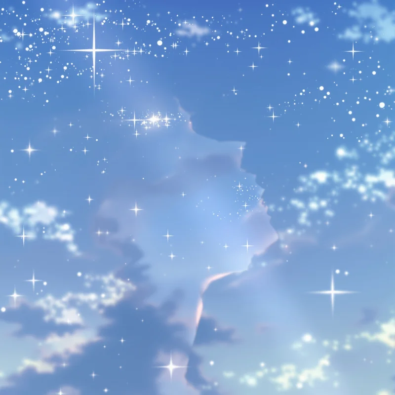 centered Frieren PFP portrait with soft magical lighting for social avatar use