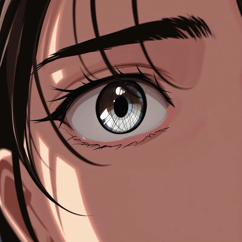 Frieren anime pfp, balanced tone, thin rim separation, clean avatar framing