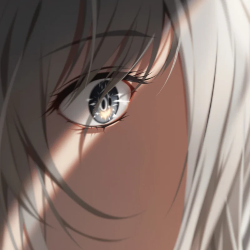 Frieren anime pfp, light comfort, low contrast, clean avatar framing