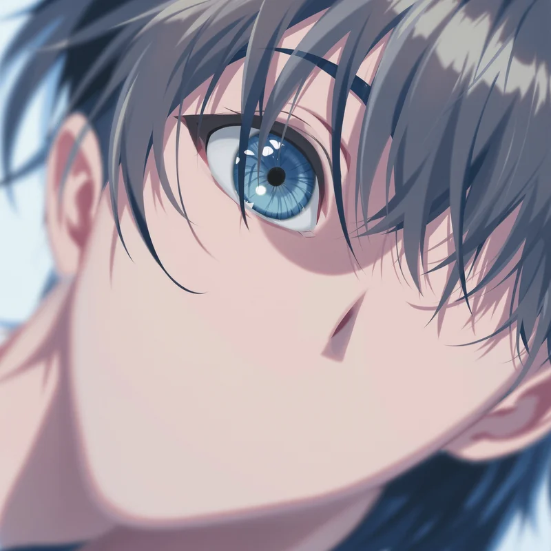 Frieren anime pfp, neutral read, matte background, clean avatar framing