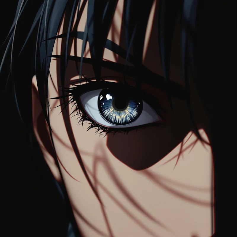 Frieren anime pfp, nostalgic memory, soft haze light, clean avatar framing