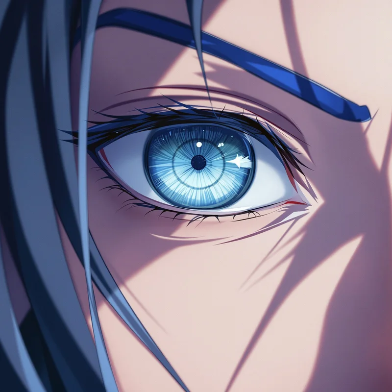 Frieren anime pfp, reserved strength, clean midtones, clean avatar framing