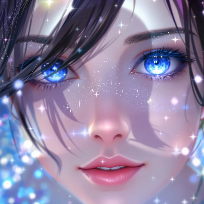 Frieren anime profile picture with soft magical lighting for calm online profile art