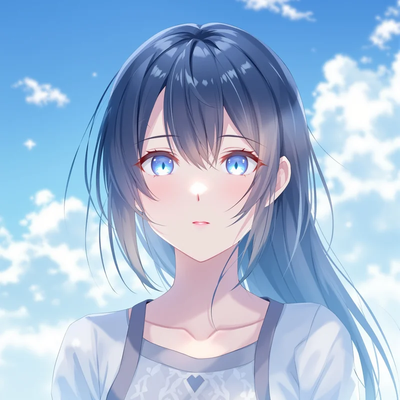 fantasy Frieren profile icon with balanced portrait framing for anime account visuals