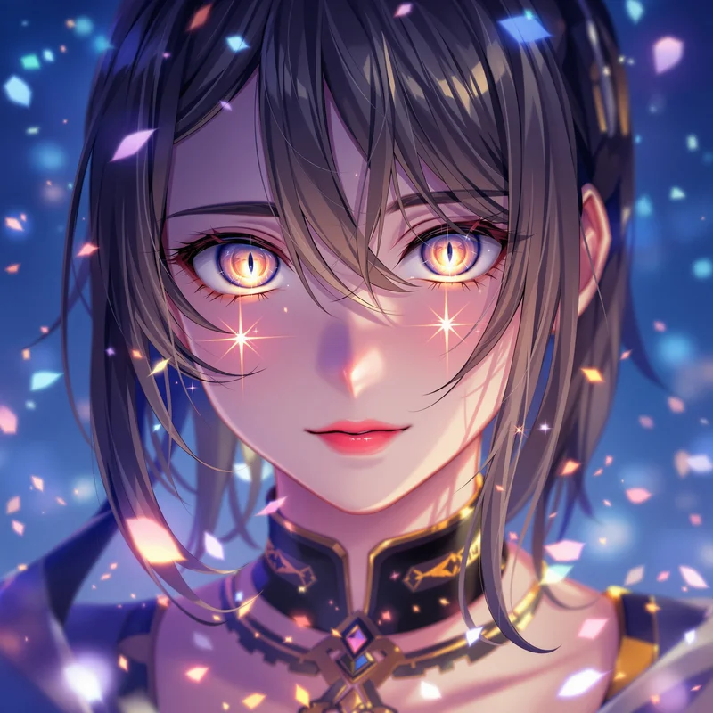 fantasy Frieren profile icon with clean square composition for anime account visuals