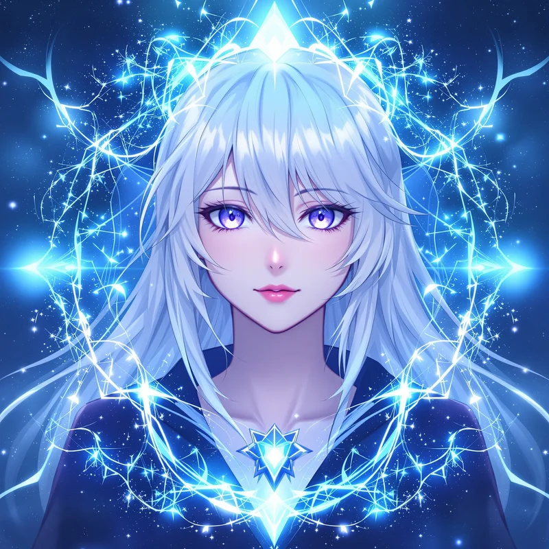 Frieren anime profile picture with gentle anime expression for calm online profile art