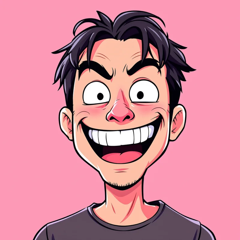 meme avatar image with meme expression for social media avatar