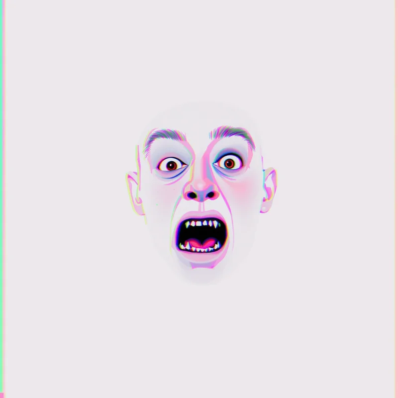 funny profile picture with chaotic energy for social media avatar