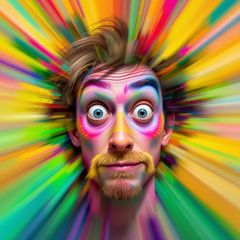 goofy avatar with meme expression for digital identity