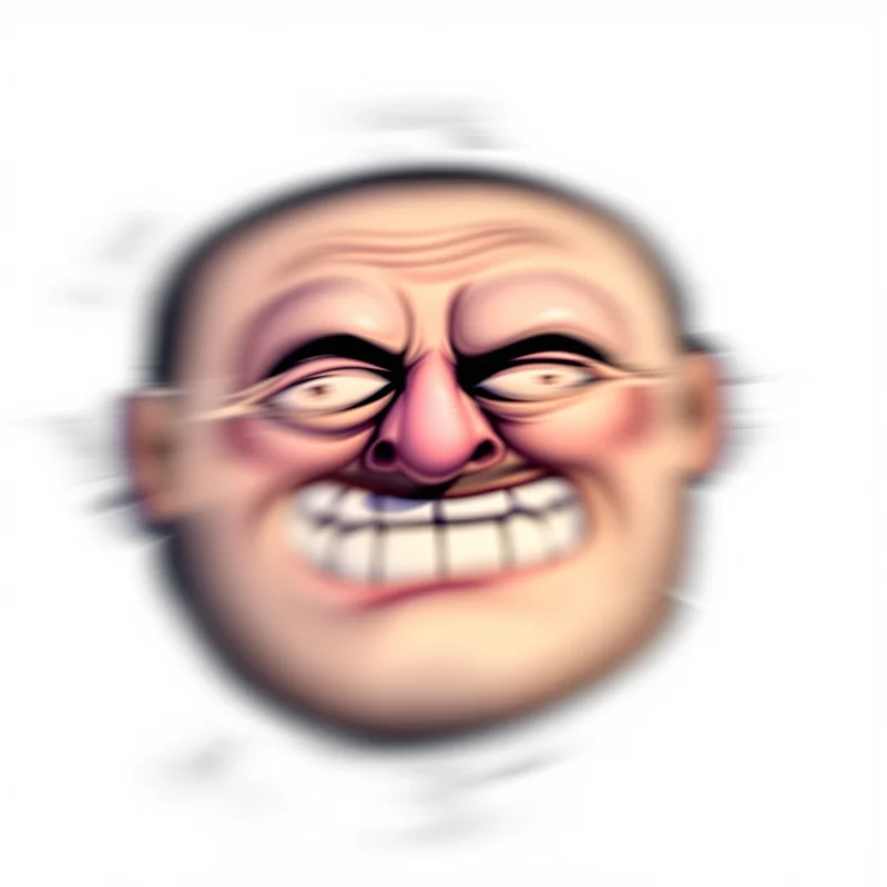 comic PFP image with chaotic energy for profile picture use