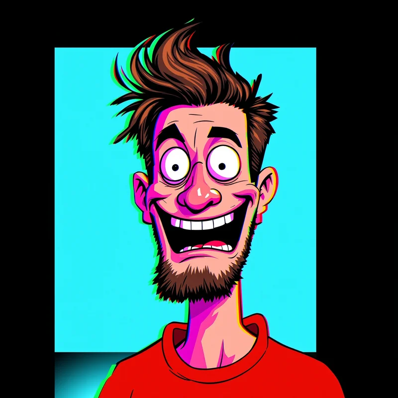 comic PFP image with meme expression for messaging profile icon