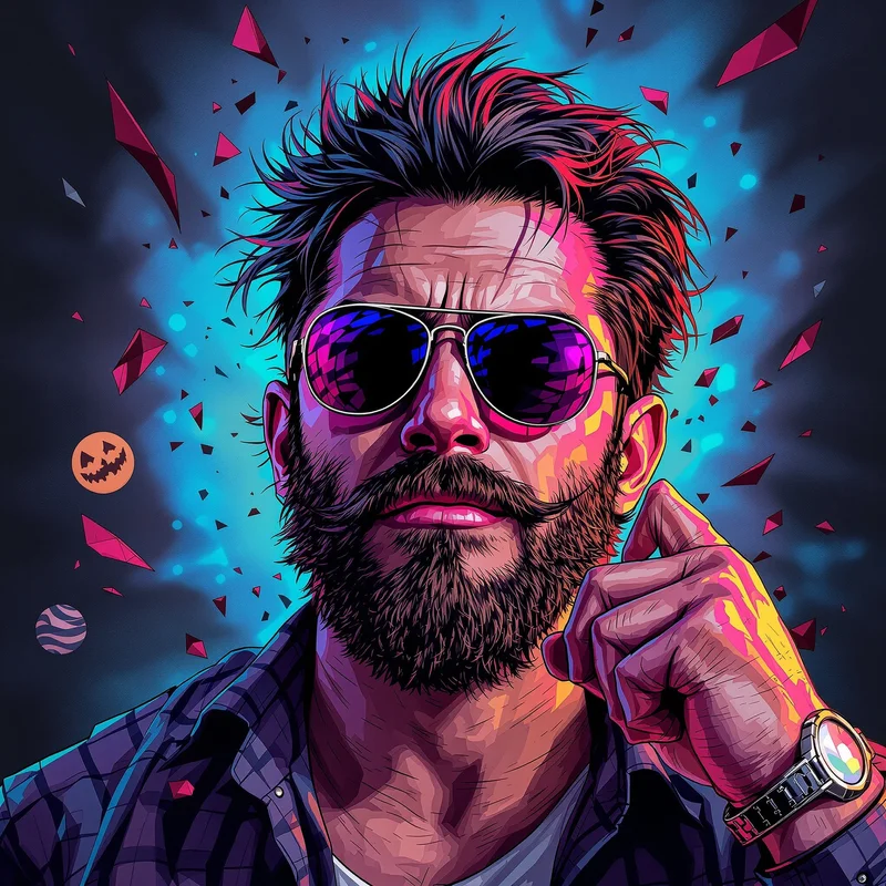 Funny PFP with fake sigma edit and low-budget aura