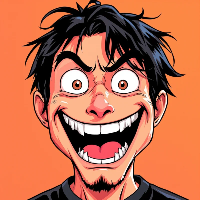 funny PFP portrait with meme expression for avatar display