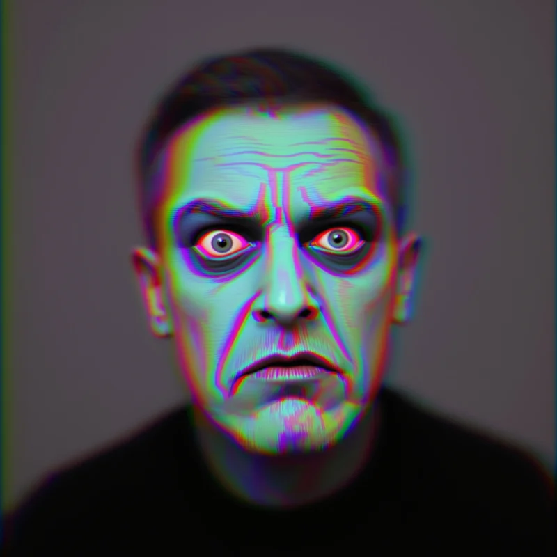 comic PFP image with chaotic energy for digital identity