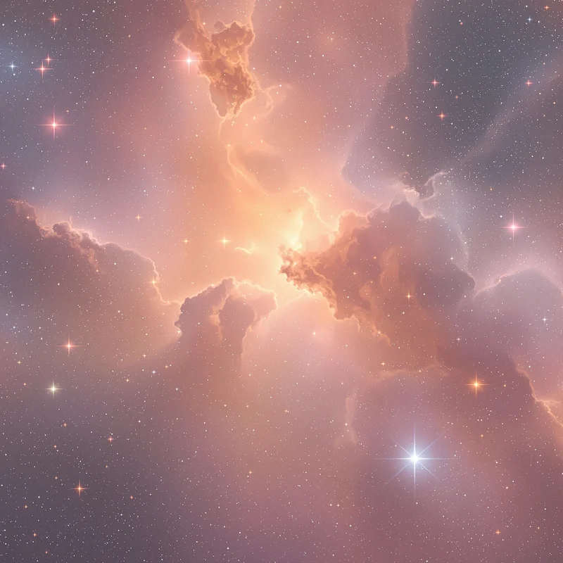 Gentle nebula galaxy background