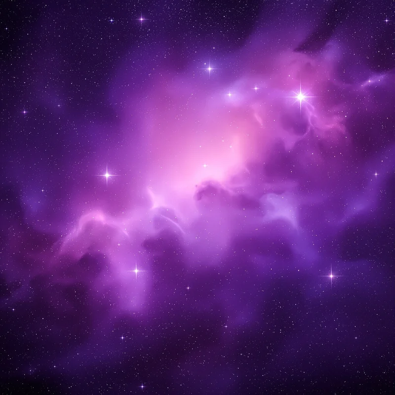 Mystic purple galaxy background