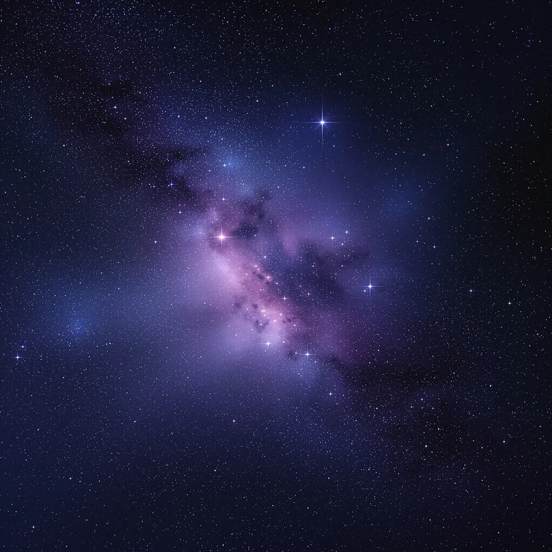 Soft starry galaxy background
