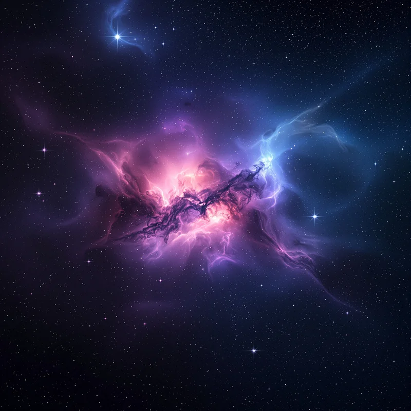 Studio cosmic galaxy background