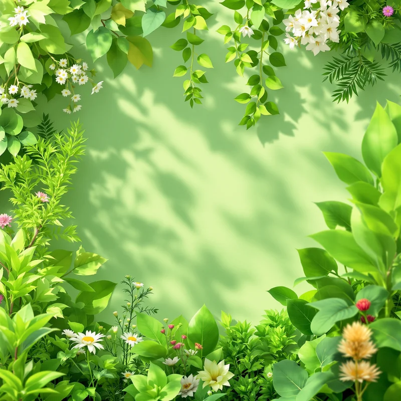 Fresh green garden background