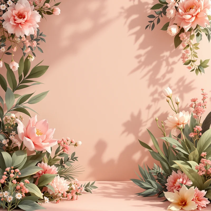 Luxury soft garden background