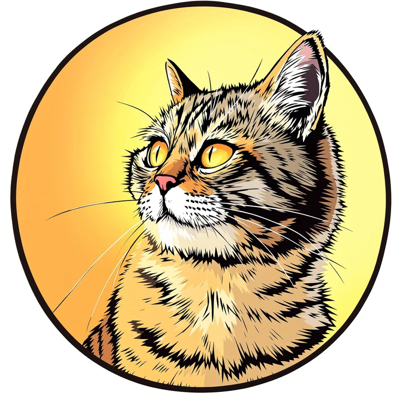 Garfield avatar profile image with sarcastic expression and clear recognition