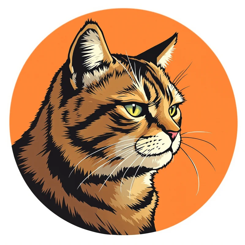 Garfield avatar portrait with laid-back personality and memorable presence