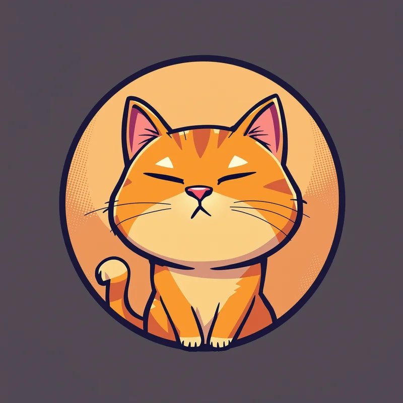 Garfield avatar portrait with laid-back personality and memorable presence