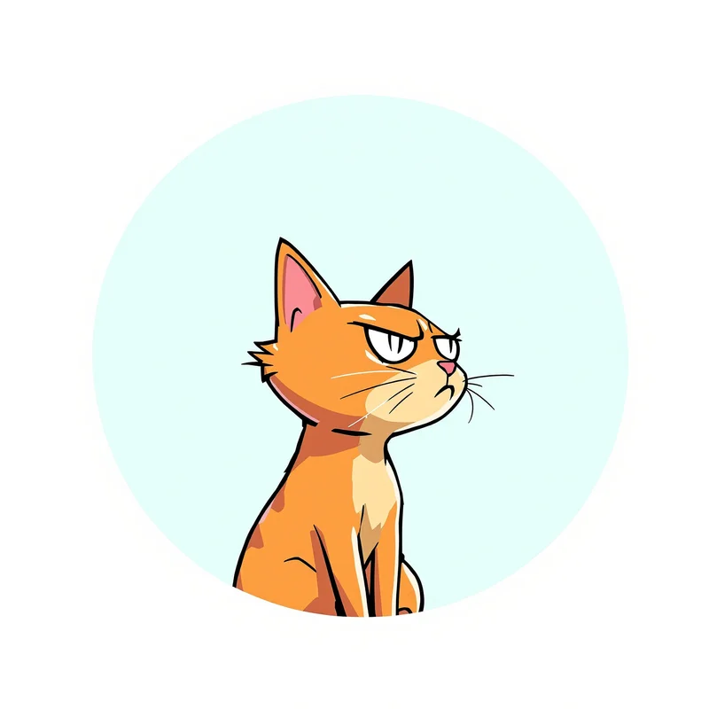 Garfield PFP avatar with lazy identity and strong profile readability