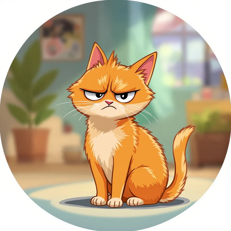 Garfield PFP avatar with lazy identity and strong profile readability