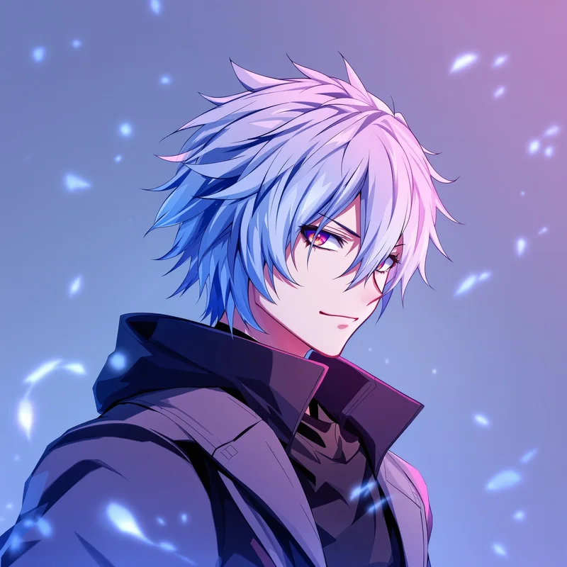 Azure Dogma Geto PFP high contrast anime avatar