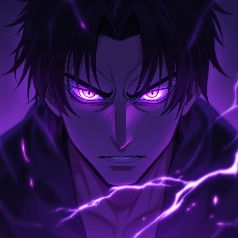 calm rage geto pfp with restrained emotional energy
