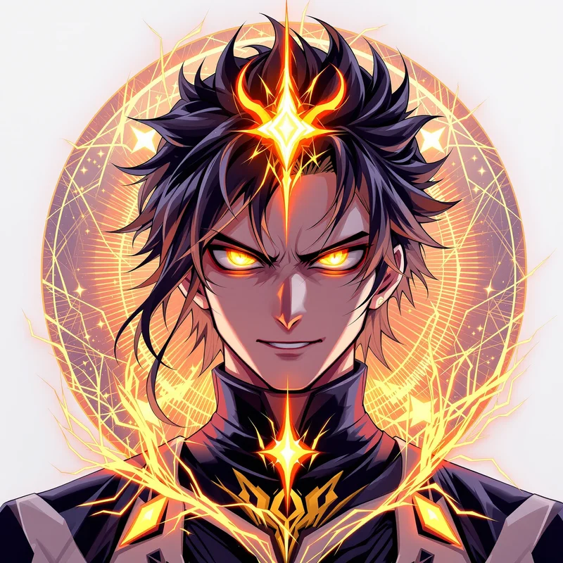 Celestial Heretic Geto PFP clean anime avatar portrait