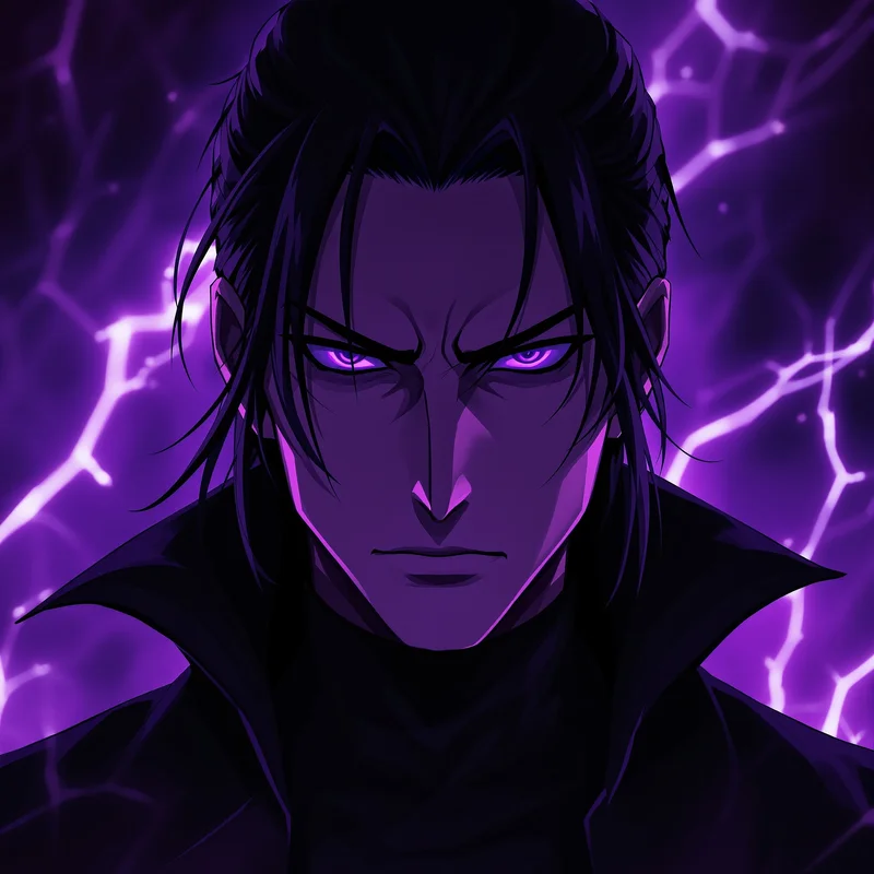 cult leader geto pfp with manipulative dark charisma