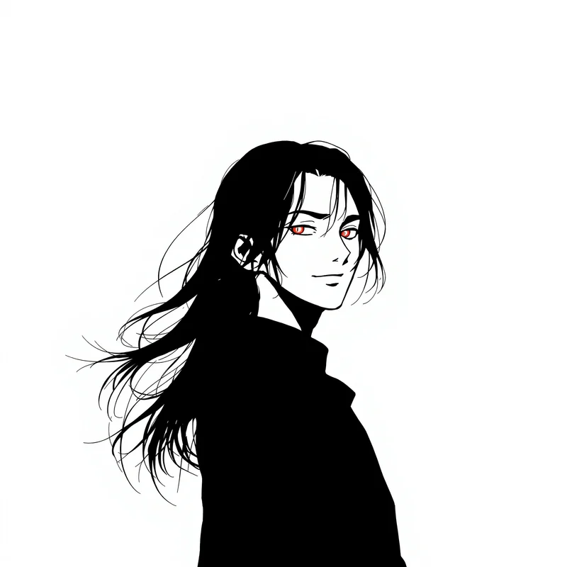 dark smile geto pfp with elegant villain energy
