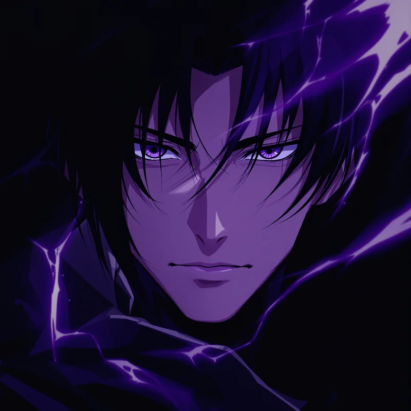 elegant villain geto pfp with calm charisma