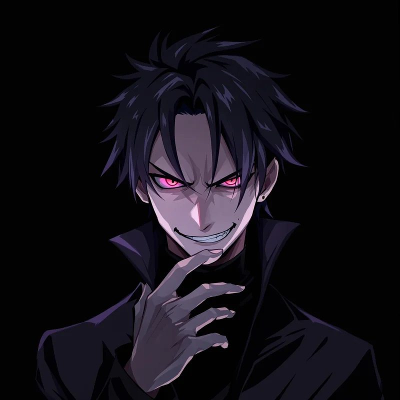 Enigma Preacher Geto PFP clean anime avatar portrait