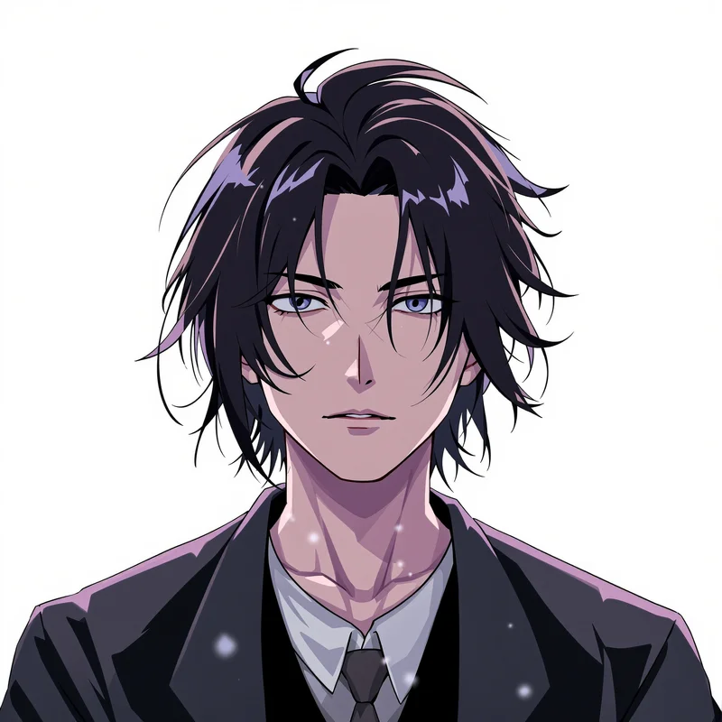 Frozen Intent Geto PFP clean anime avatar portrait