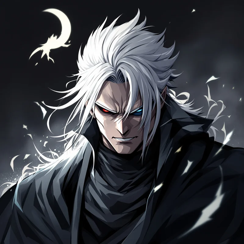 Ivory Rebellion Geto PFP high contrast anime avatar