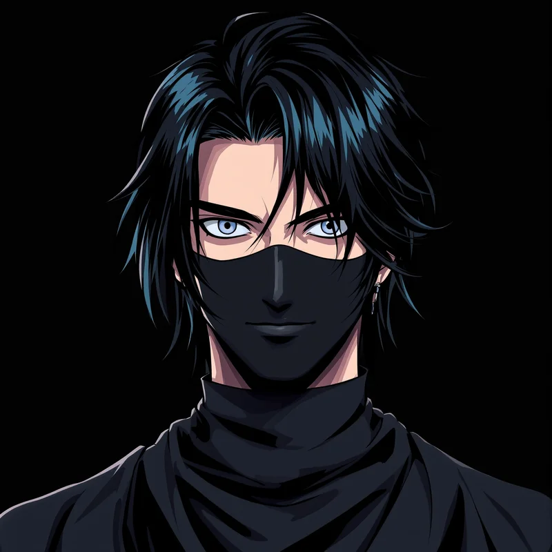 Obsidian Smile Geto PFP centered anime avatar portrait