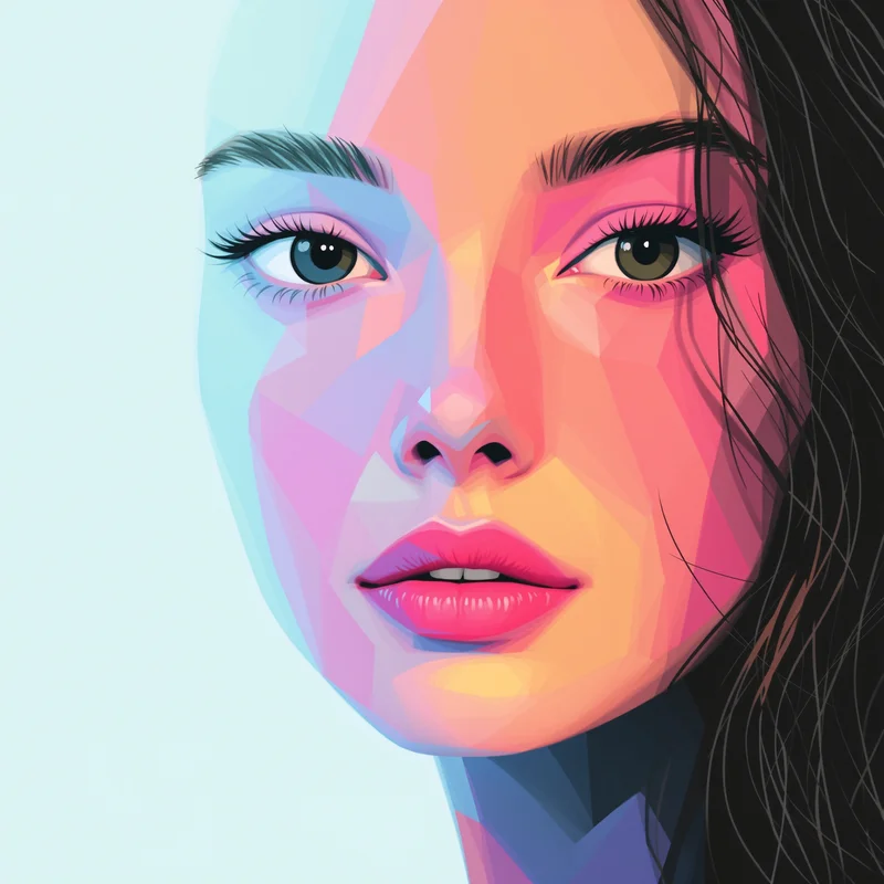 girl aesthetic avatar with soft lighting for digital identity