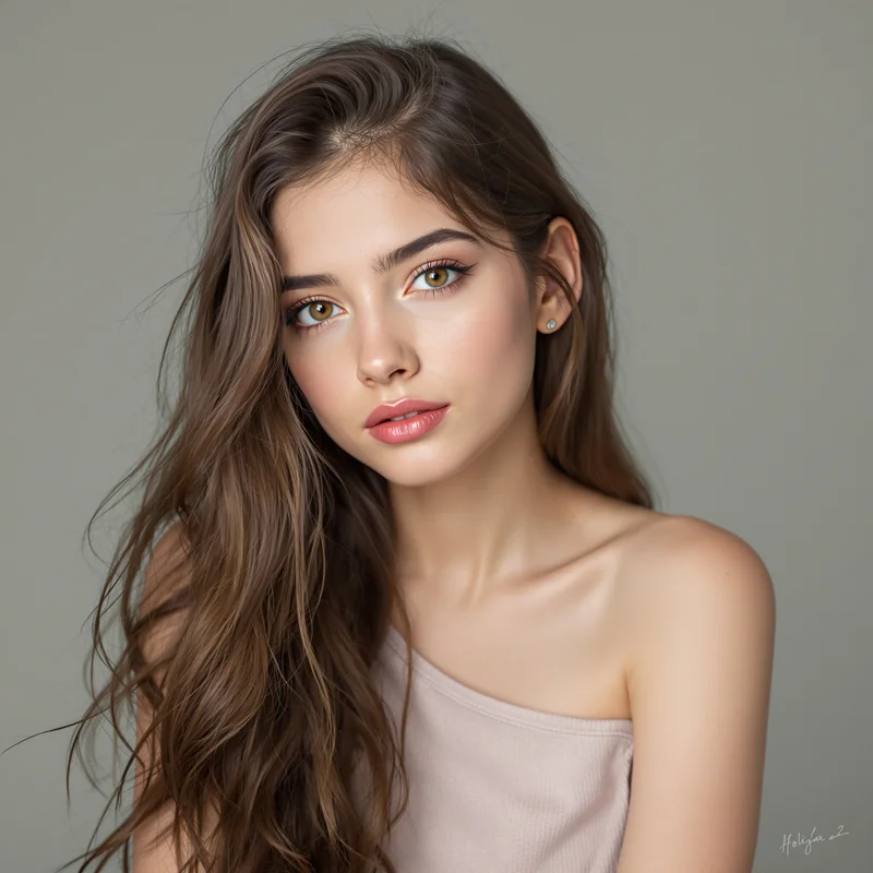 girl aesthetic avatar with clean background for avatar display