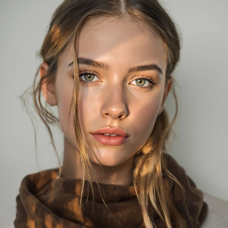 girl aesthetic avatar with clean background for digital identity