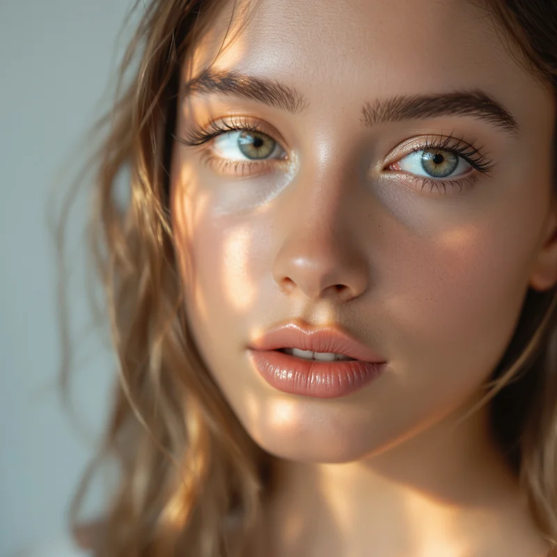 girl aesthetic avatar with natural expression for profile picture use