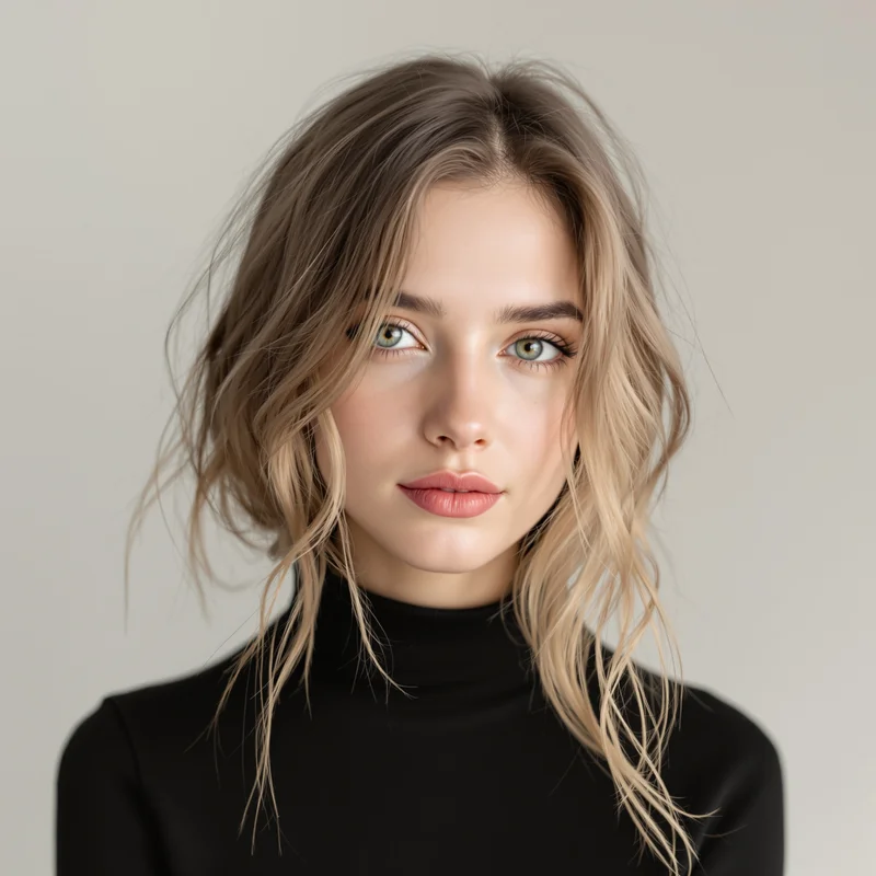 girl PFP portrait with soft lighting for messaging profile icon