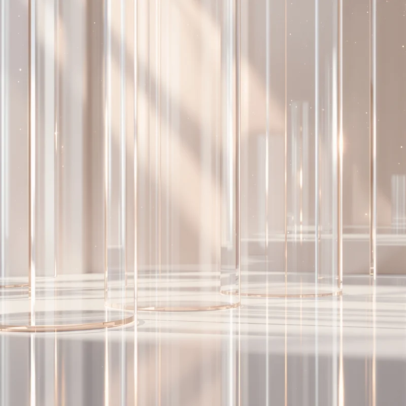 Dreamy clear glass background