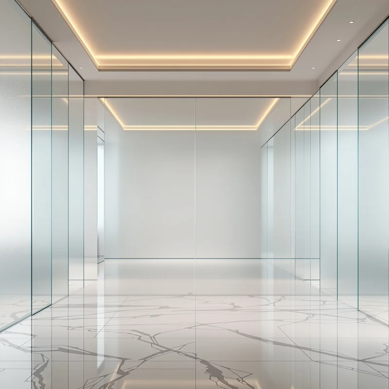 Eternal frosted glass background