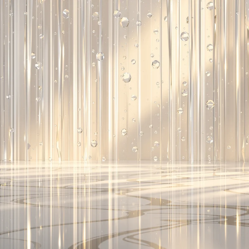 Gentle transparent glass background