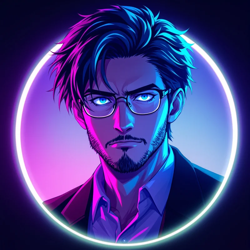 Gojo PFP with clean anime composition