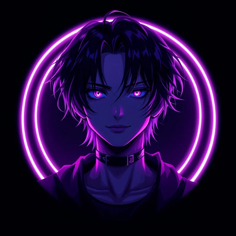 Gojo PFP with clean anime composition
