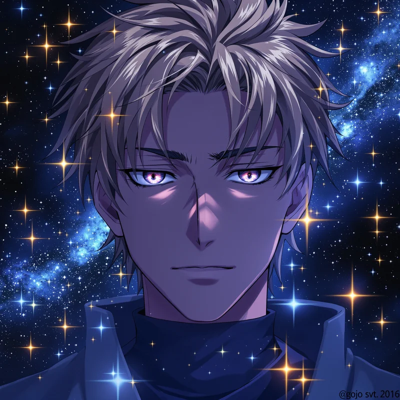 gojo pfp cosmic awareness eyes